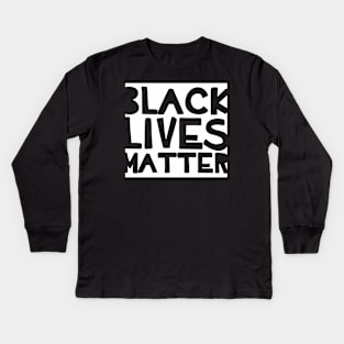 Black Lives Matter Kids Long Sleeve T-Shirt